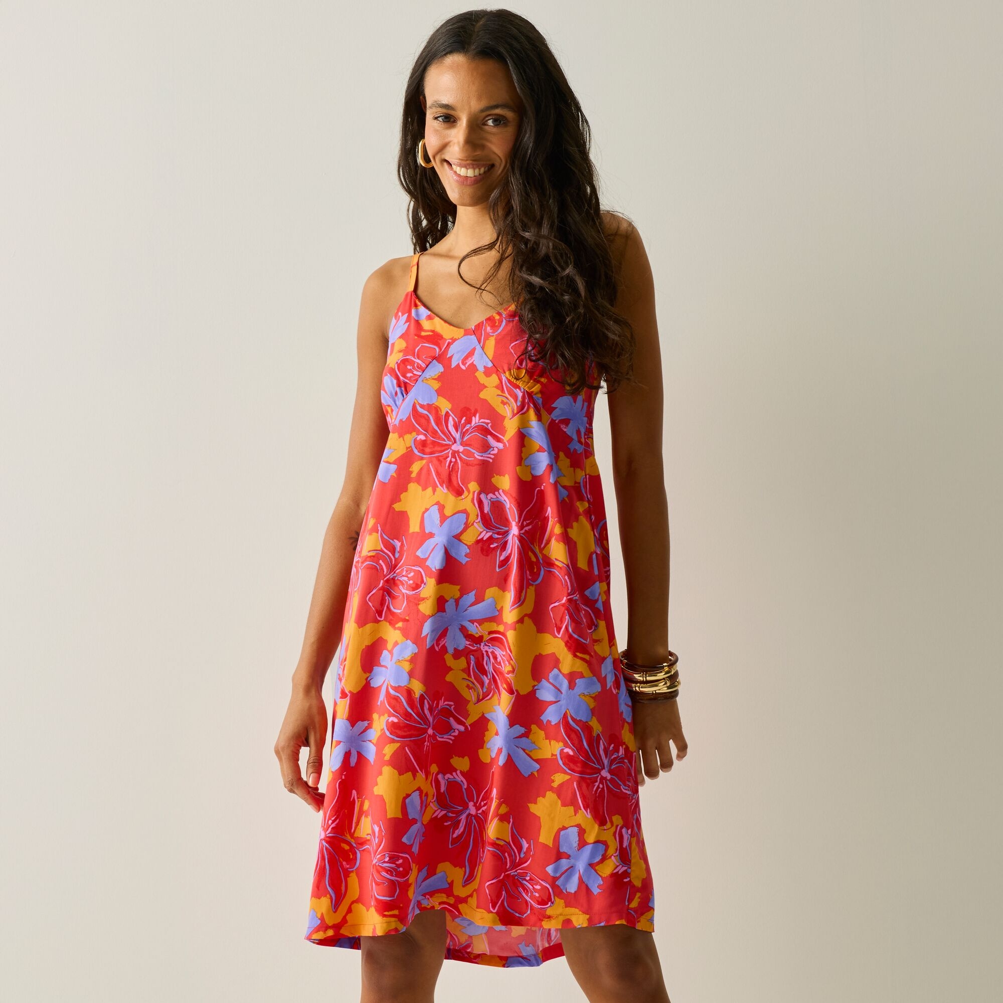 Regatta Life Sukienka damska Tropea Grenadine Painterly Floral