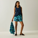 Sonic Blue Botanical Daisy 