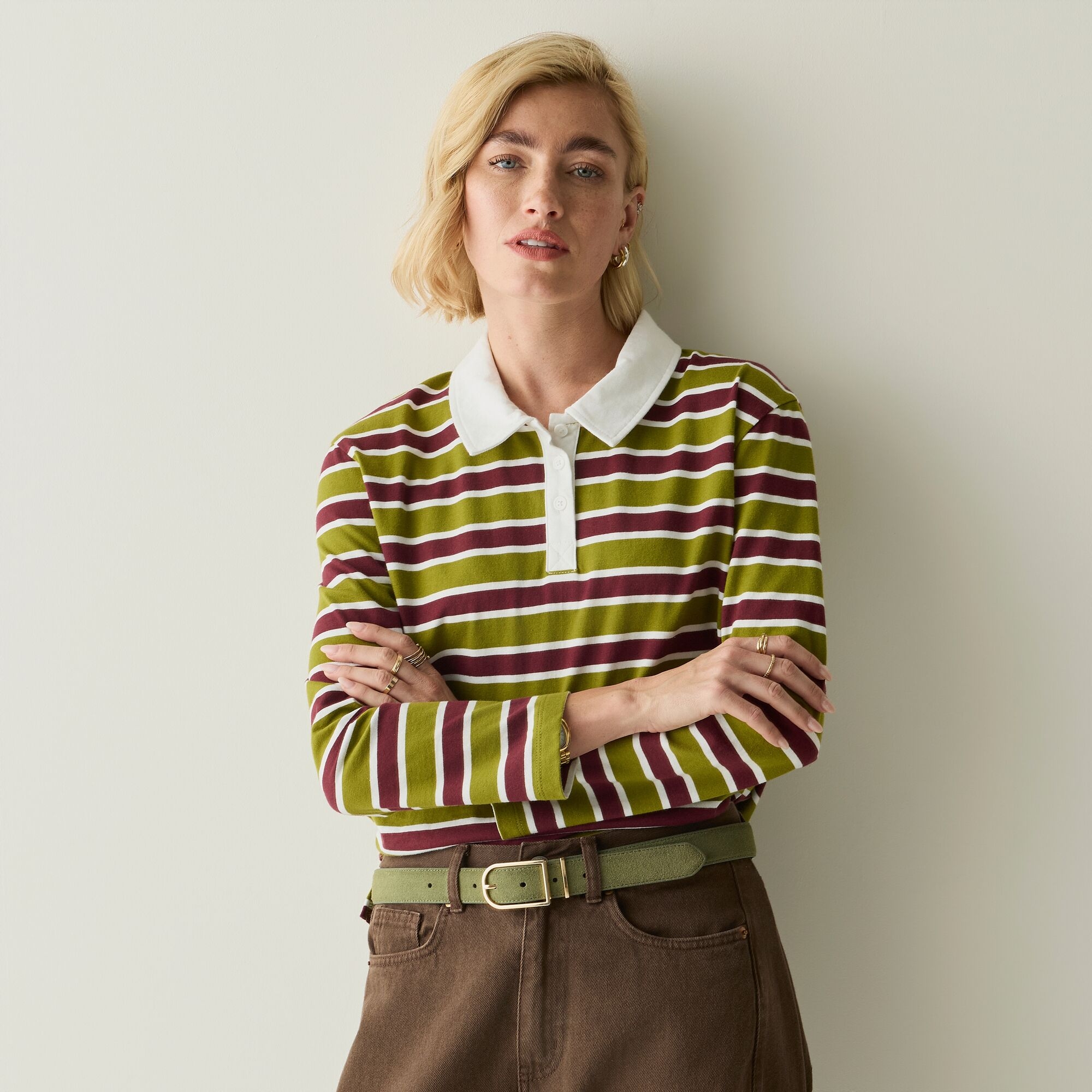 Regatta Life Women's Oslo Rugby Shirt - Green Size 20