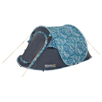 Malawi 2-Man Pop Up Print Festival Tent Tropical Print