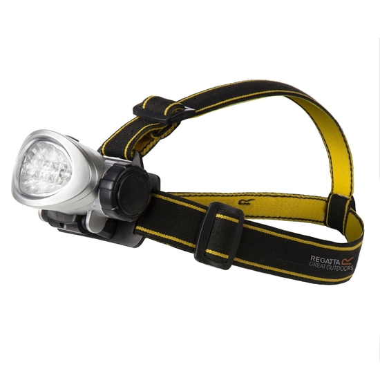 Stirnlampe - 10 LED Schwarz