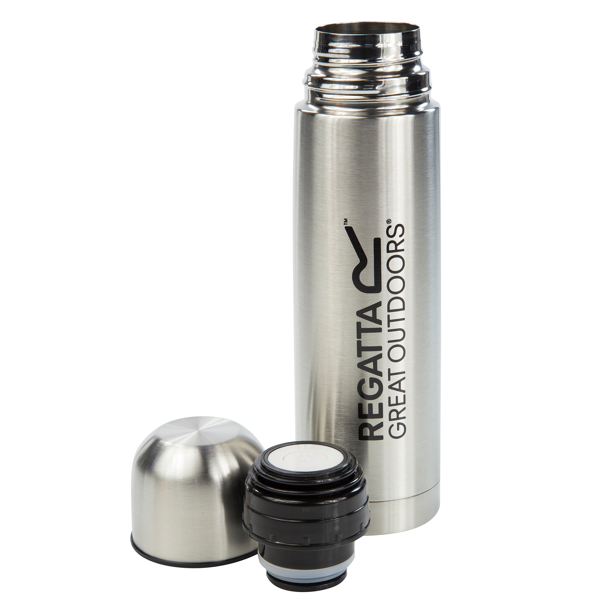 Regatta 0.5 Litre Vacuum Camping Flask Unisex Silver