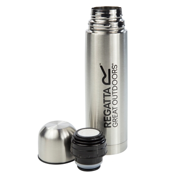 0.5 Litre Vacuum Camping Flask Silver
