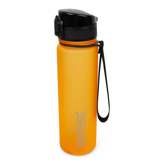 Tritan Trinkflasche mit Flip-Verschluss - 0,6 Liter Orange