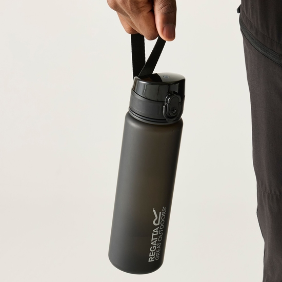 0.6 Litre Tritan Flip Lid Bottle Black