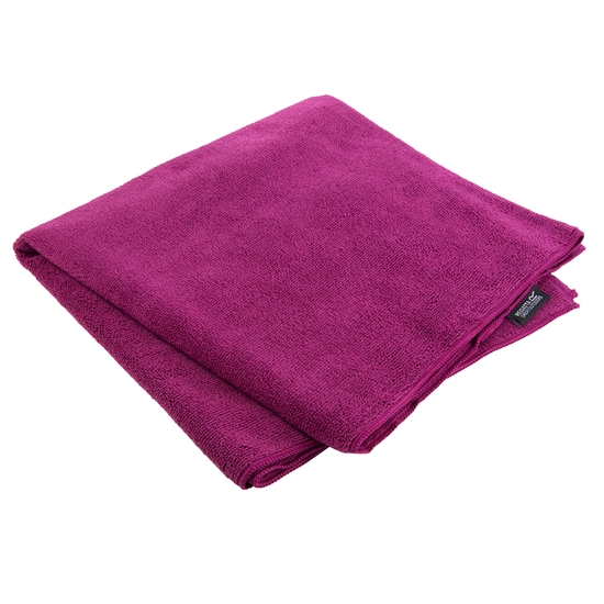 Compact Extra Large Travel Towel Dark Cerise