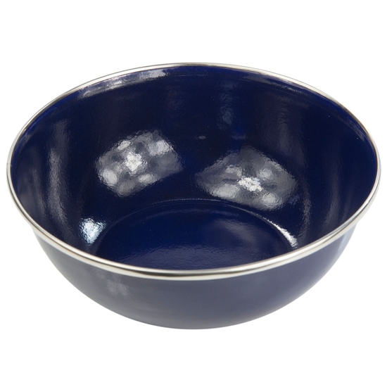 Enamel Camping Bowl Blue