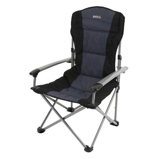 Forza Reinforced Folding Chair Black Seal Grey 
