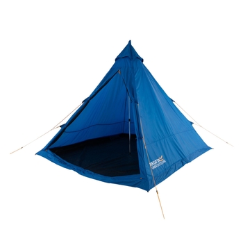 Namiot tipi czteroosobowy Zeefest niebieski 280x280cm