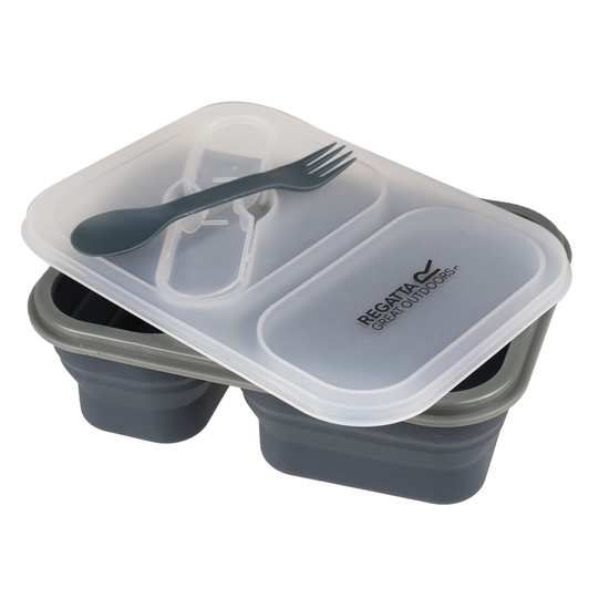 Silicon Folding Mess Tin Ebony Grey