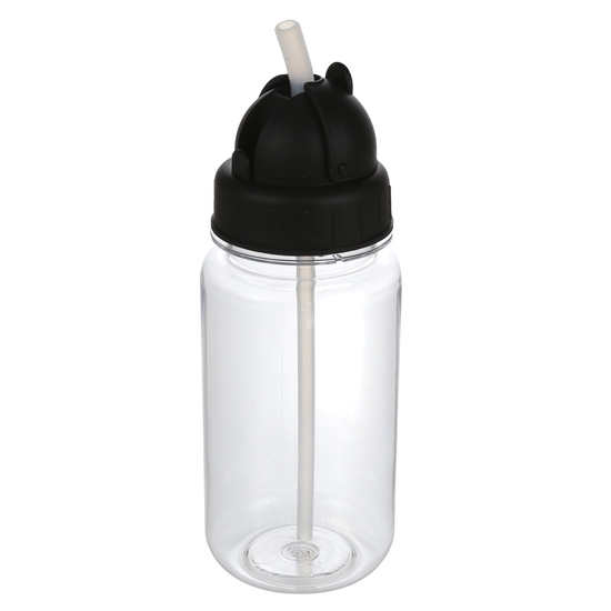Tritan Straw Bottle Clear Black 