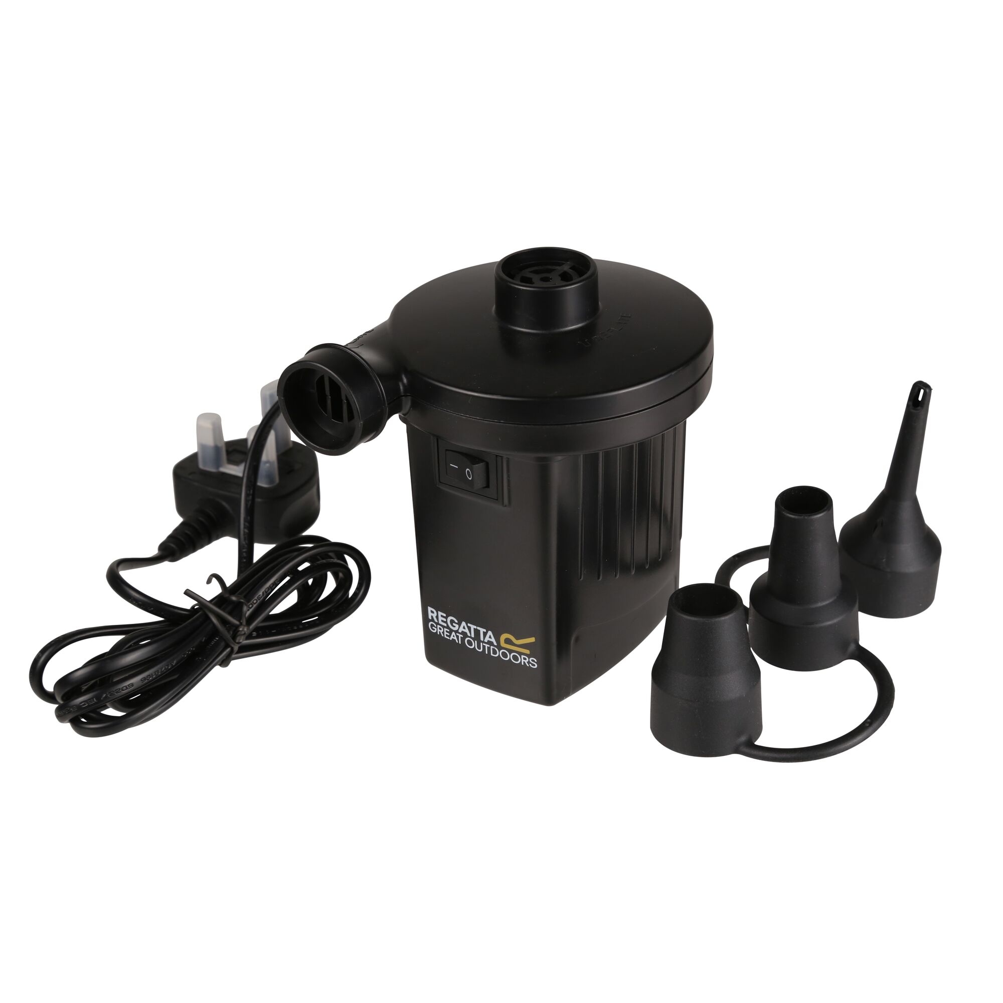 Regatta Compact 240V Ac/Dc 12V Electric Pump Black