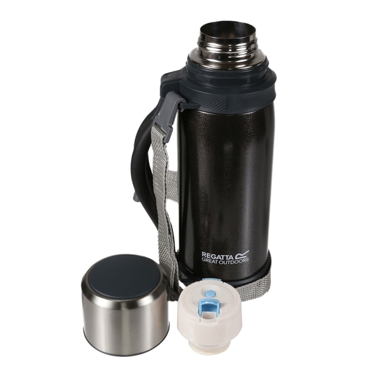 1.2L Vacuum Flask Black 