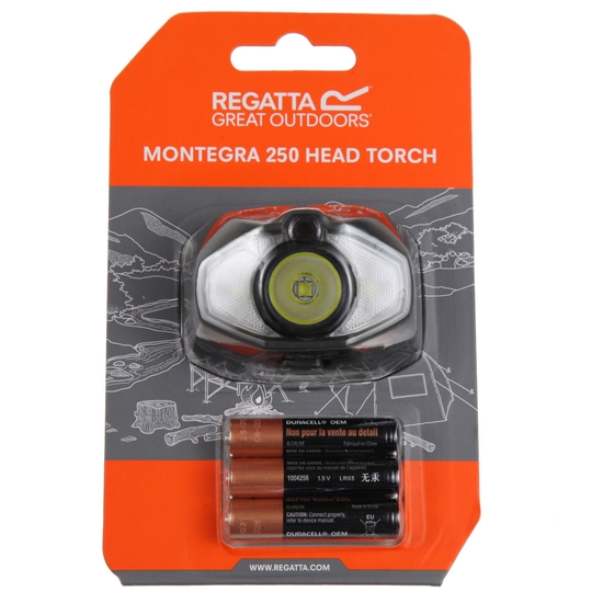 Montegra 250 Head Torch Black