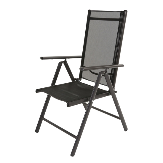 Varna Reclining Chair Black 