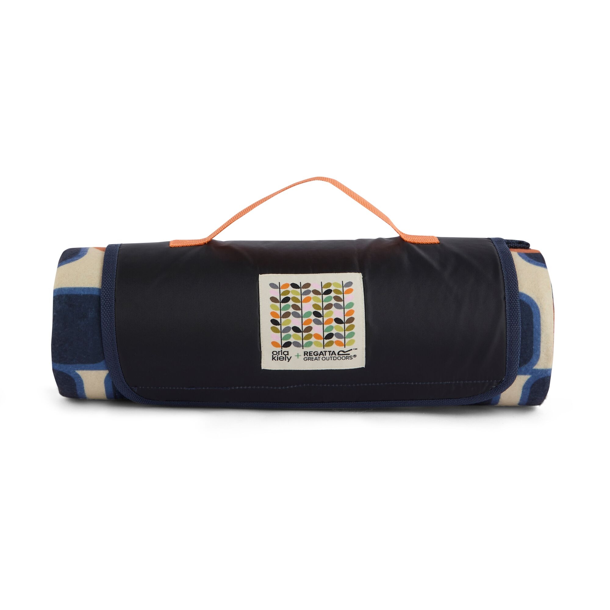 Regatta Orla Kiely Printed Picnic Blanket Beige