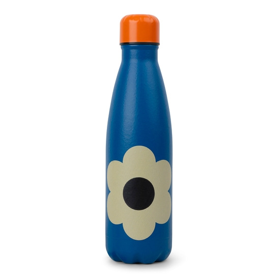 Orla Kiely 0.5L Insulated Stainless Steel Bottle Bleu