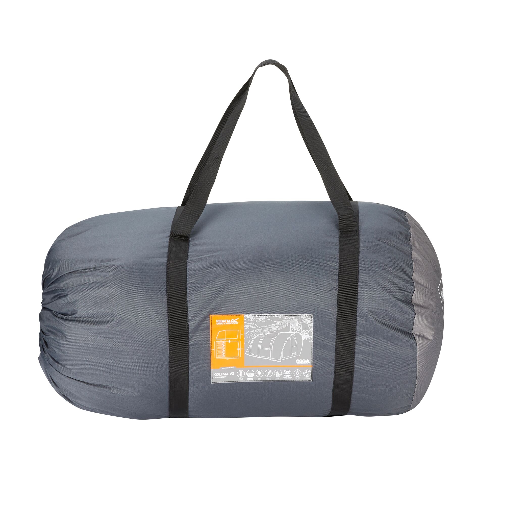 Regatta Namiot 6-osobowy Kolima V3 380x505cm Szarozielony