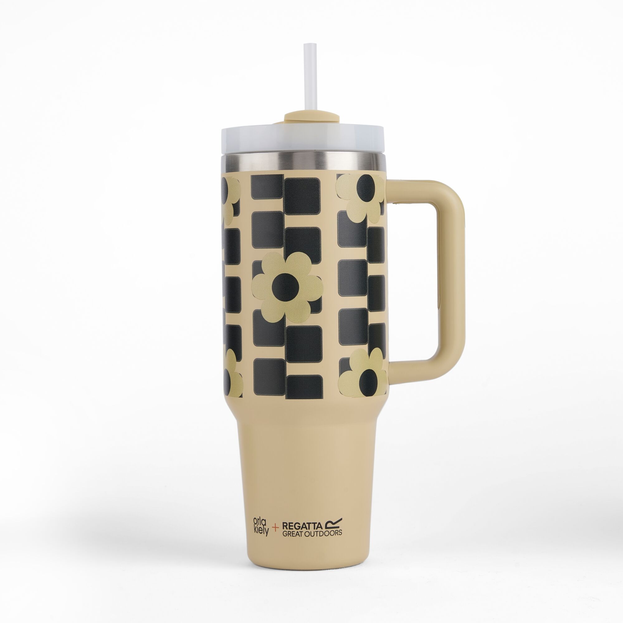 Regatta Orla Kiely Insulated Mug Unisex Beige