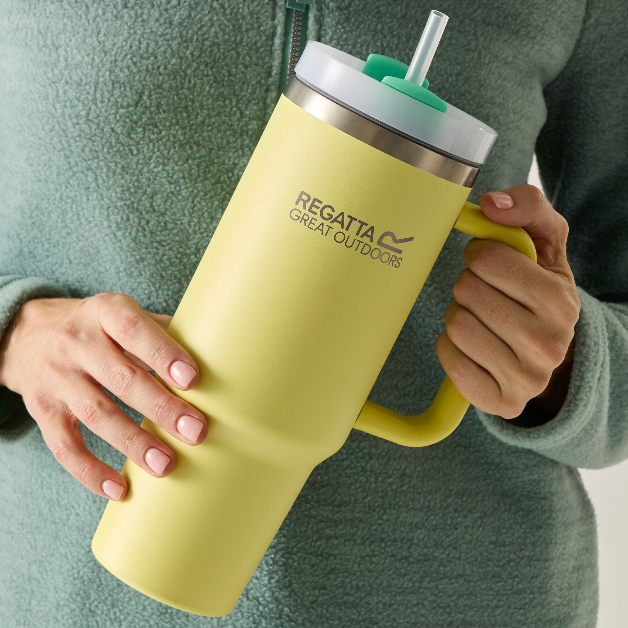 Regatta Thermulate Insulated Mug 1.2L Unisex Yellow