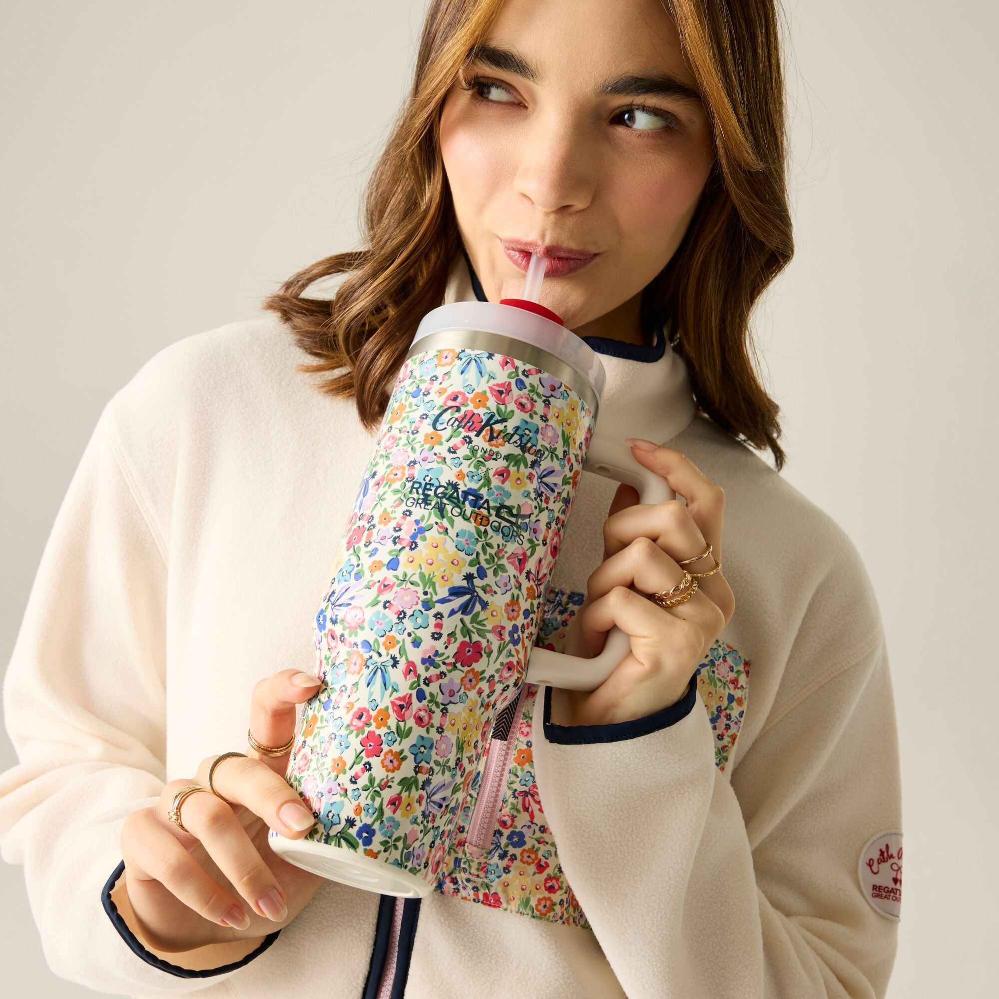 Regatta Cath Kidston Thermulate Mug 1.2L Unisex Beige