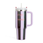 Lilac & Green Candy Stripe 