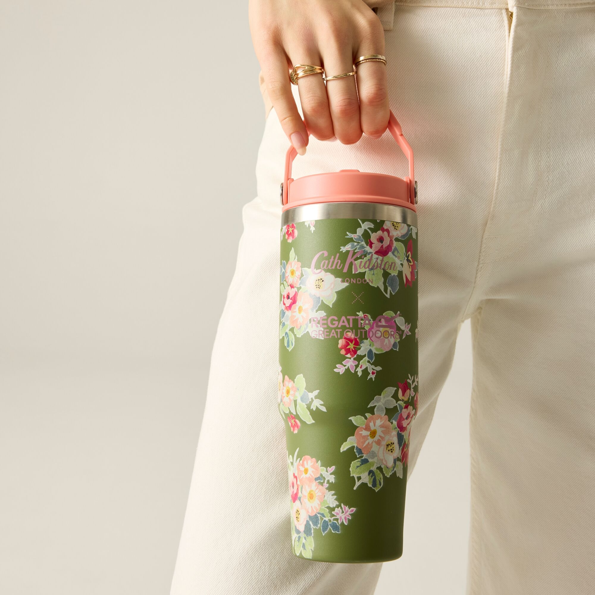 Regatta Cath Kidston Thermulate Tumbler 0.9L Unisex Green