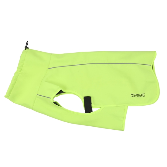 Softshell Dog Coat Fluro Yellow 