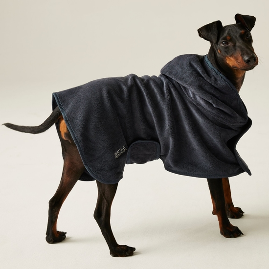 Dog Drying Coat Ebony 