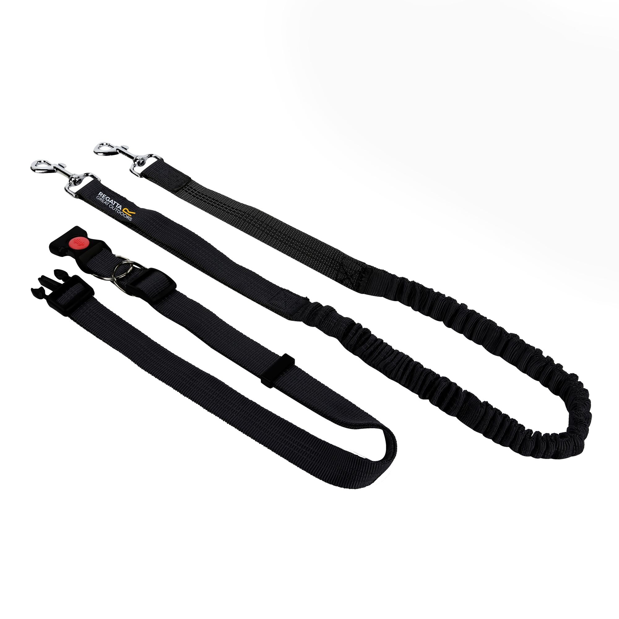 Regatta Hands Free Jogging Dog Lead Unisex Black