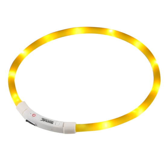 LED-Hundehalsband Gelb