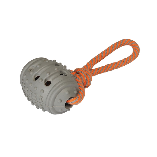 Rope Chew Dog Toy Orange Grey 