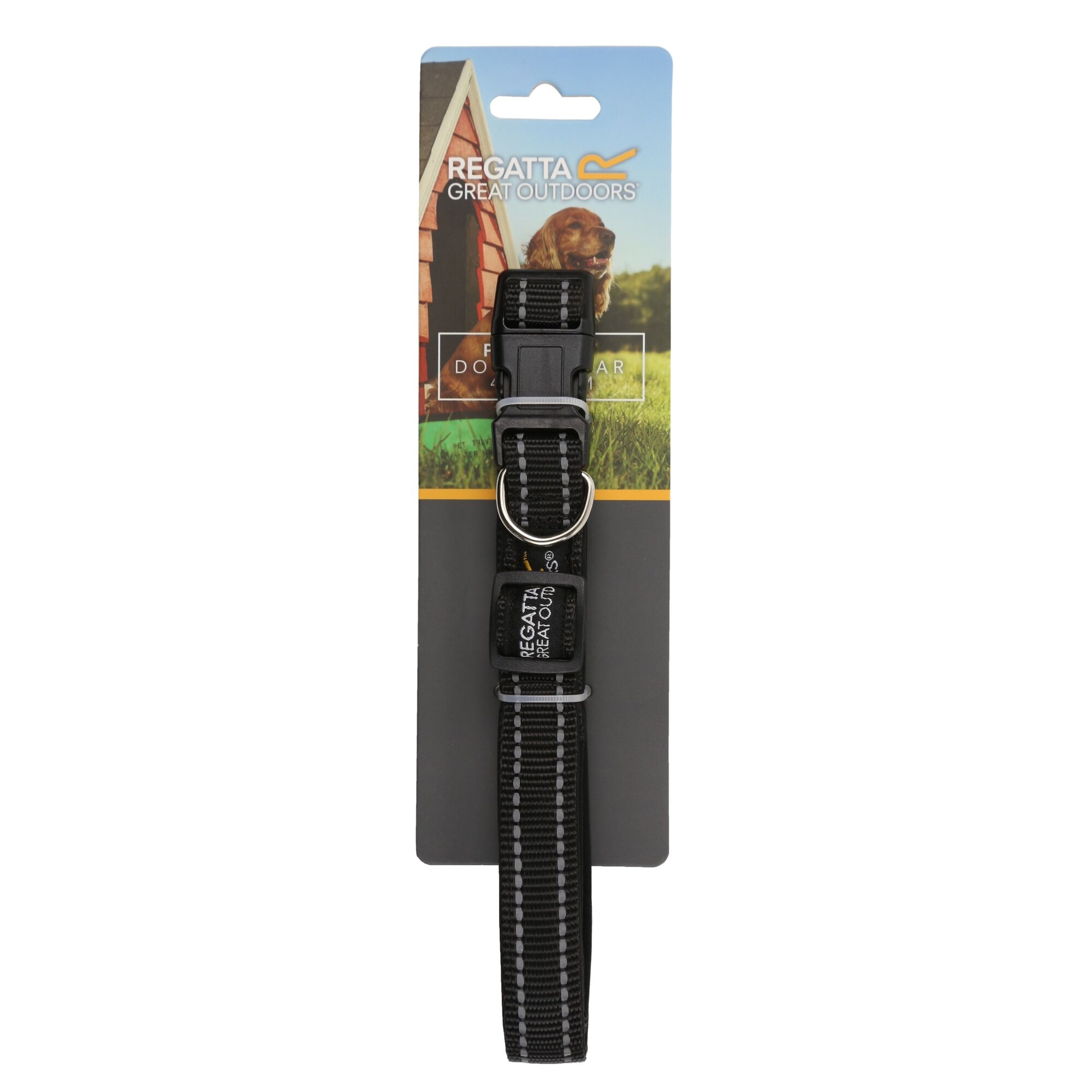 Regatta Premium Dog Collar - Black Large