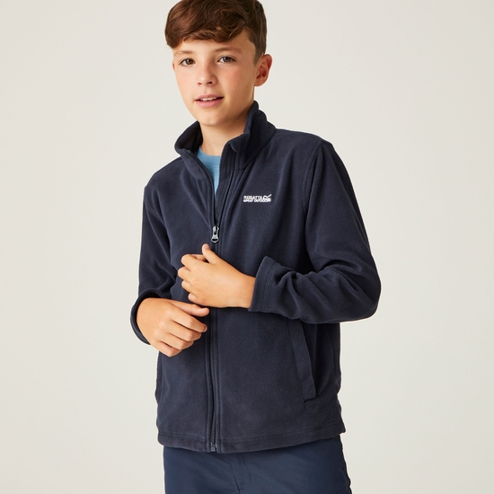 Kids' King II Full Zip Fleece Navy Navy 