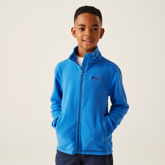 Kids' King II Full Zip Fleece Oxford Blue Navy 