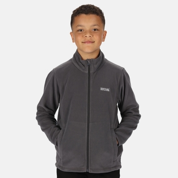 Kids' King II Lightweight Full Zip Fleece Seal Grey