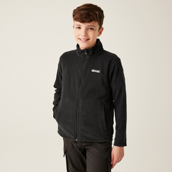 Kids' King II Full Zip Fleece Black Black