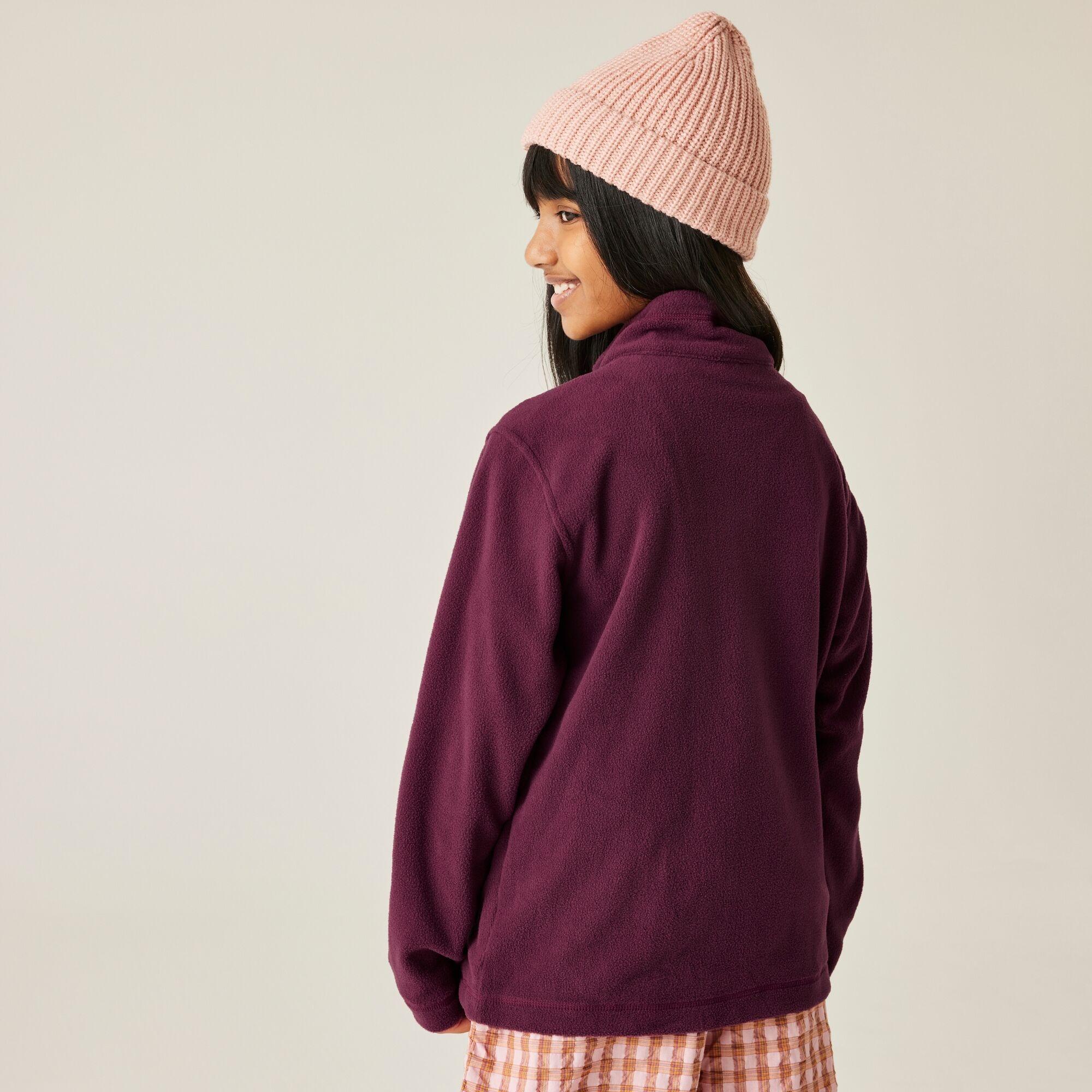 Regatta Polar dziecięcy rozsuwany King II Fioletowy