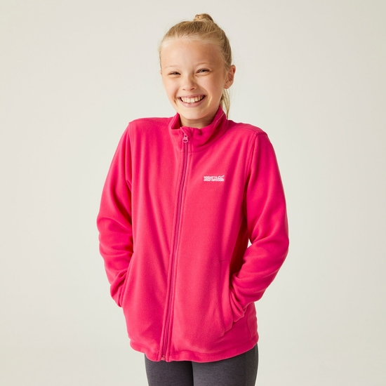 Kids' King II Full Zip Fleece Pink Potion 