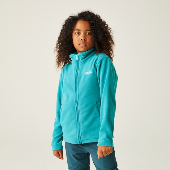 King II leichtes Fleece mit durchgehendem Reißverschluss für Kinder Blau