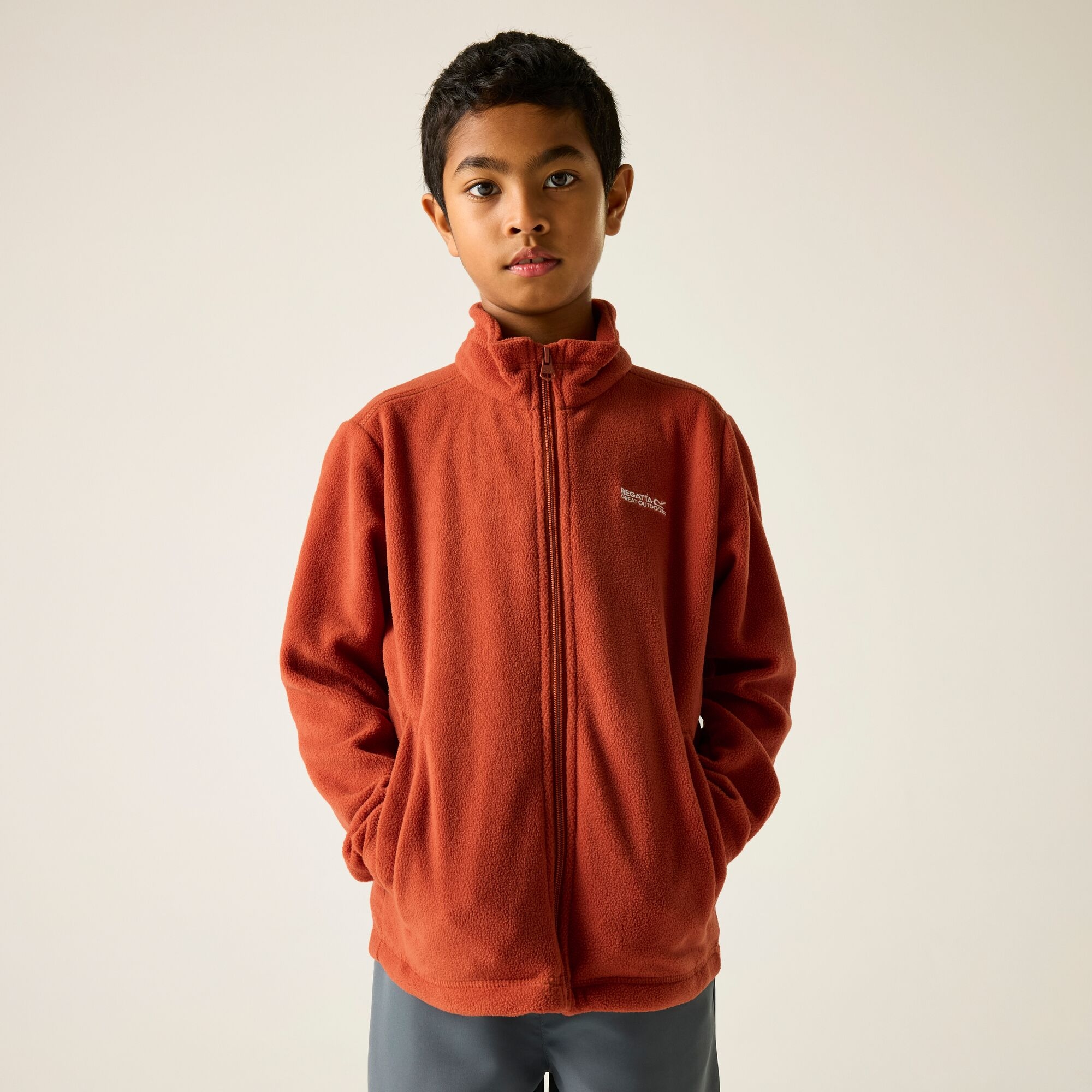 Regatta Kids’ King Ii School Fleece - Red Size 3-4 Years
