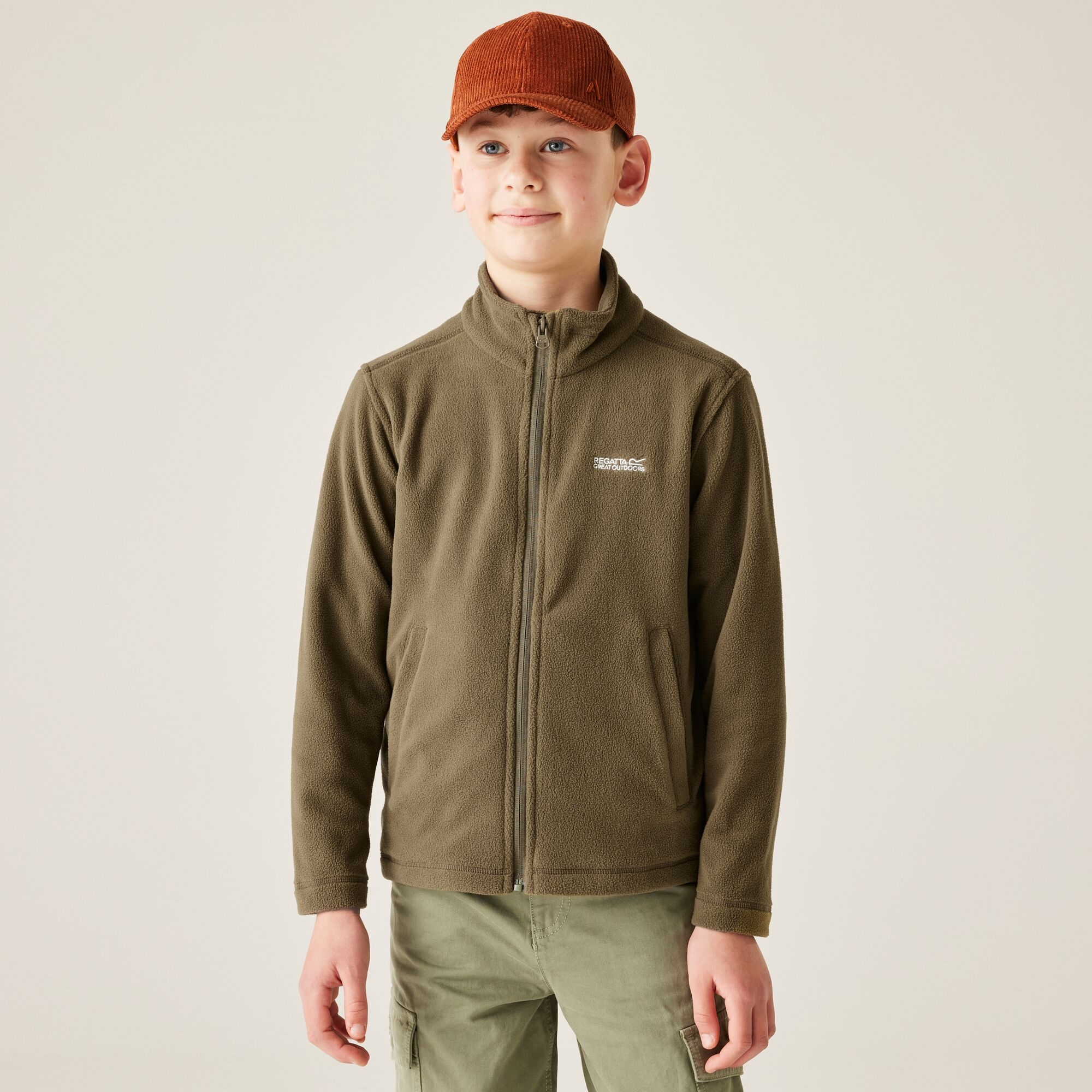 Regatta Polar dziecięcy rozsuwany King II Zielony