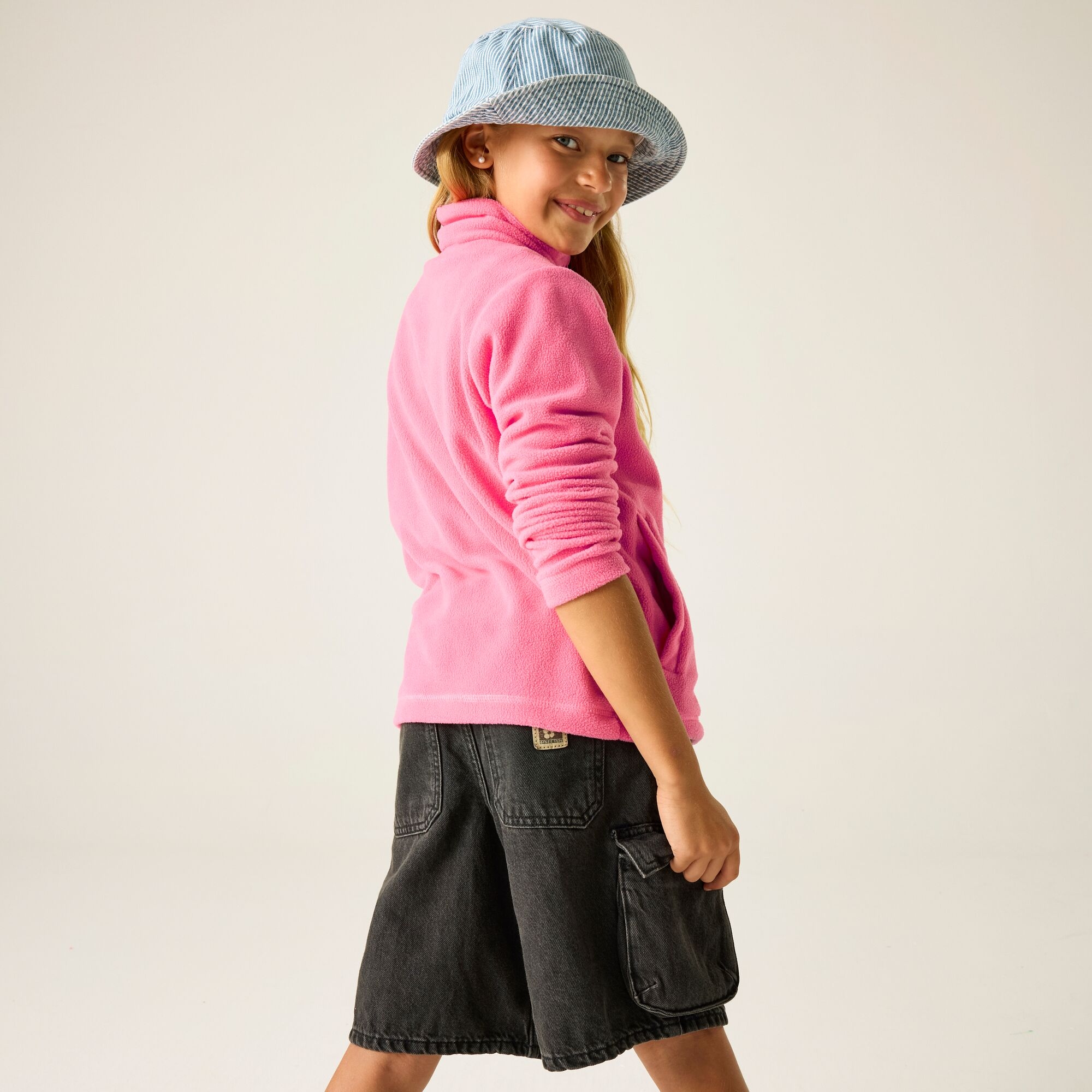 Regatta Polar dziecięcy rozsuwany King II Różowy