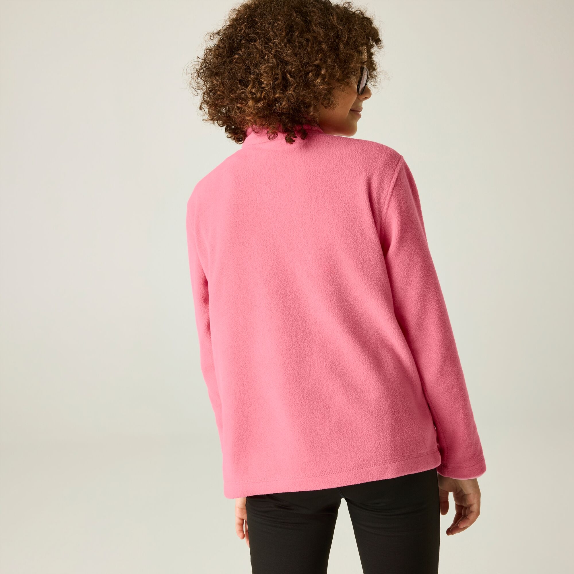 Regatta Unisex Pink 'King Ii' Full Zip Walking Fleece In | Size: 5-6 Years - Image 4