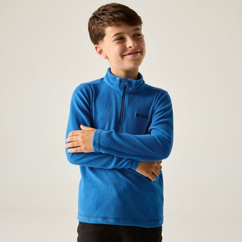 Kids' Hot Shot II Lightweight Half Zip Fleece Oxford Blue Navy