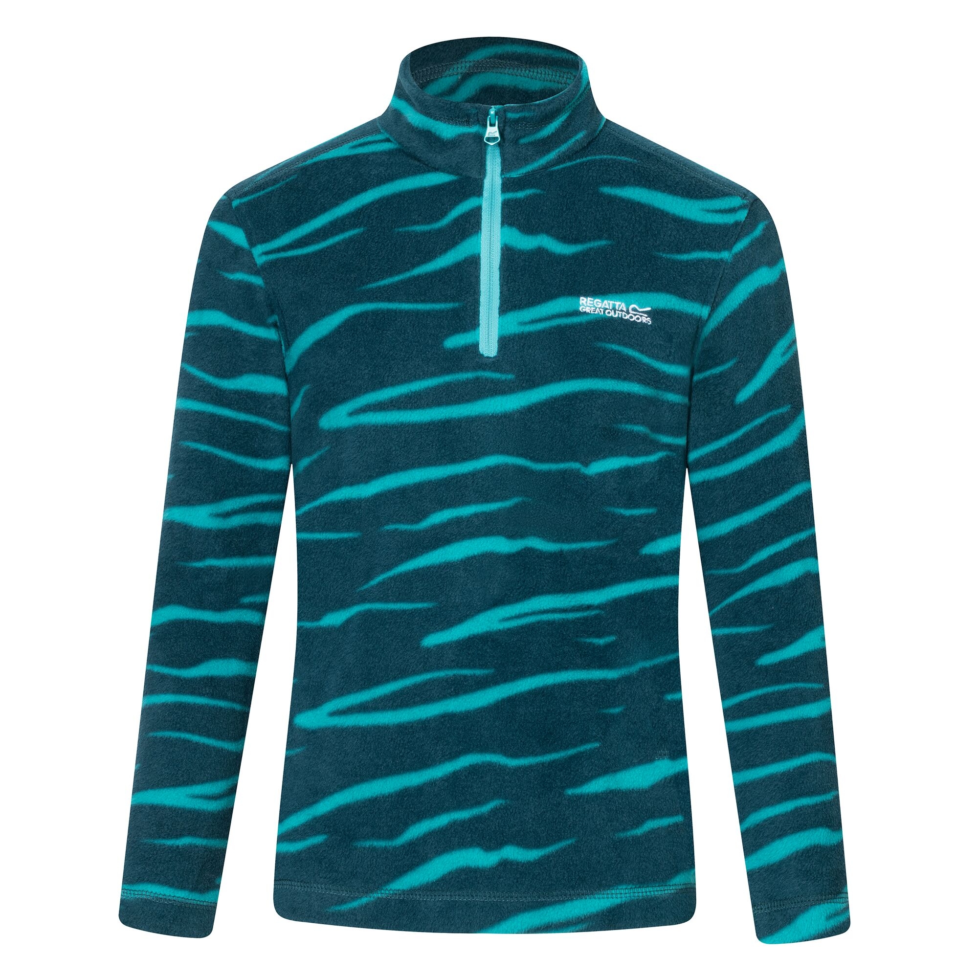 Regatta Kids’ Hot Shot Ii School Fleece - Green Size 13 Years