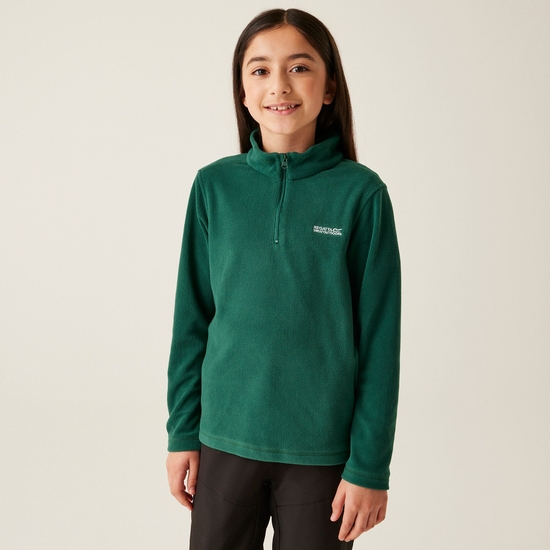 Kids' Hot Shot II Half Zip Fleece Rain Forest