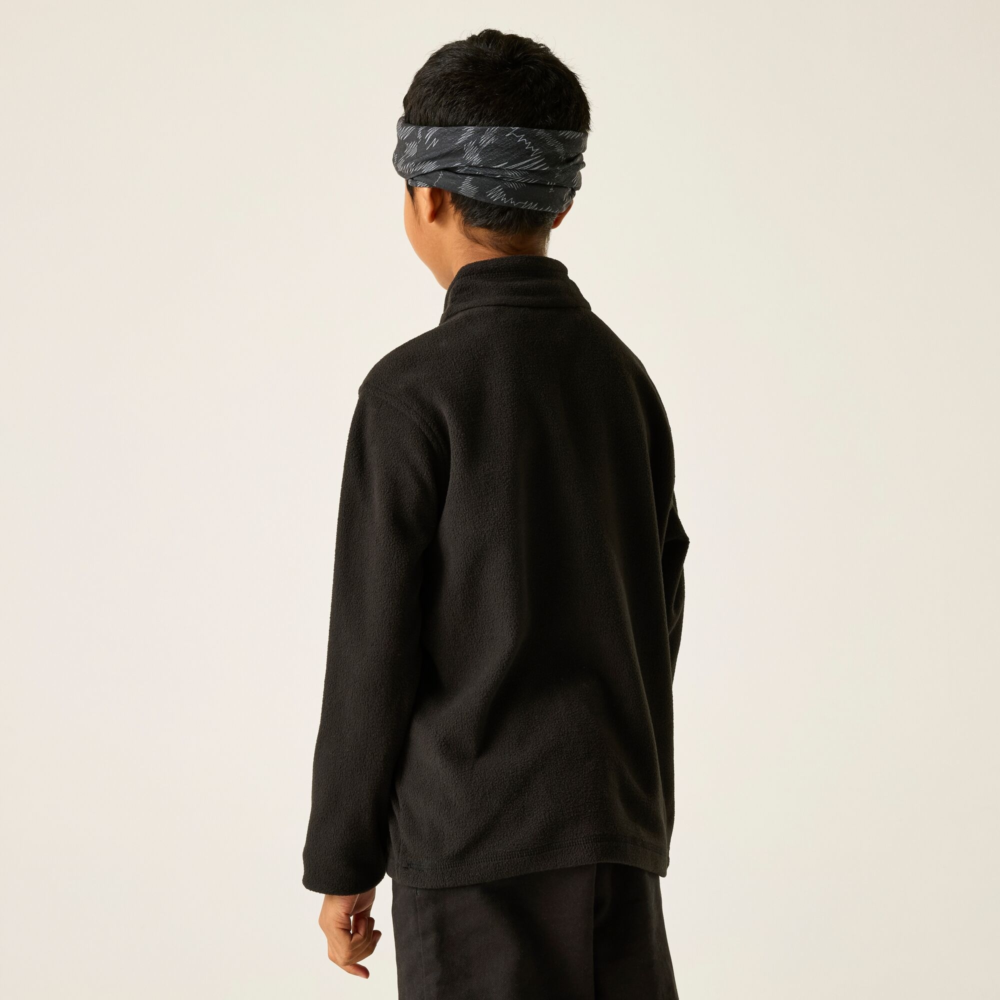 Regatta   Polar dziecięcy z suwakiem 1/2 Hot Shot II Czarny