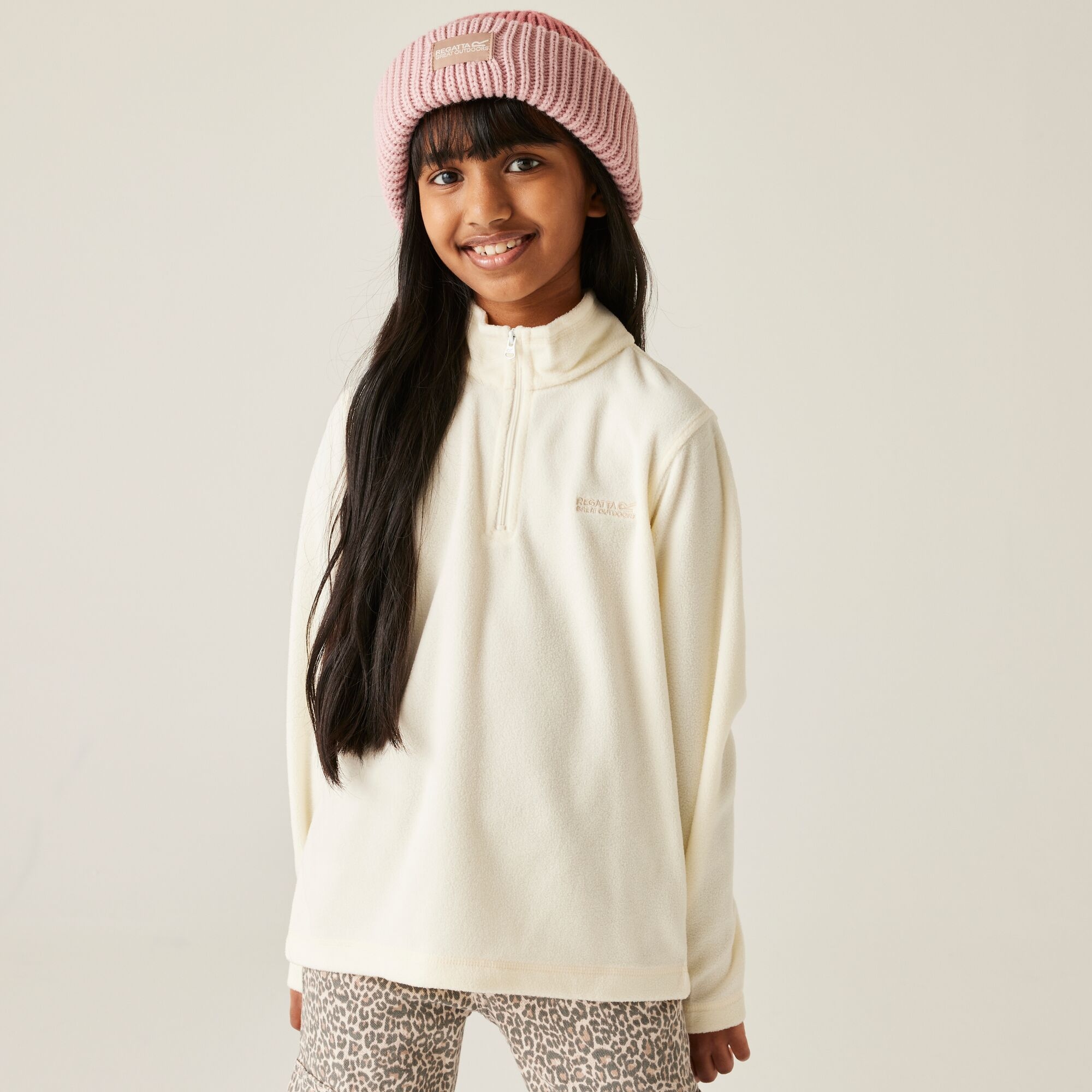 Regatta Kids’ Hot Shot Ii Fleece Size: 3-4 Years Unisex Kids White