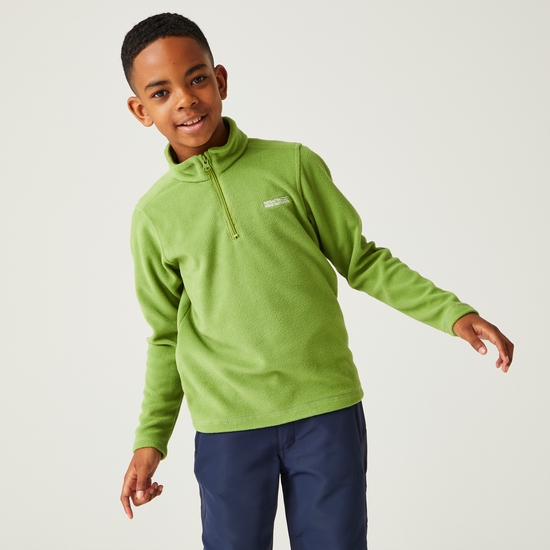 Kids' Hot Shot II Half Zip Fleece Piquant Green